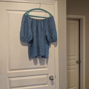 Loft "off the shoulder" top